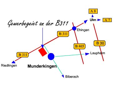 Karte für die Anfahrt